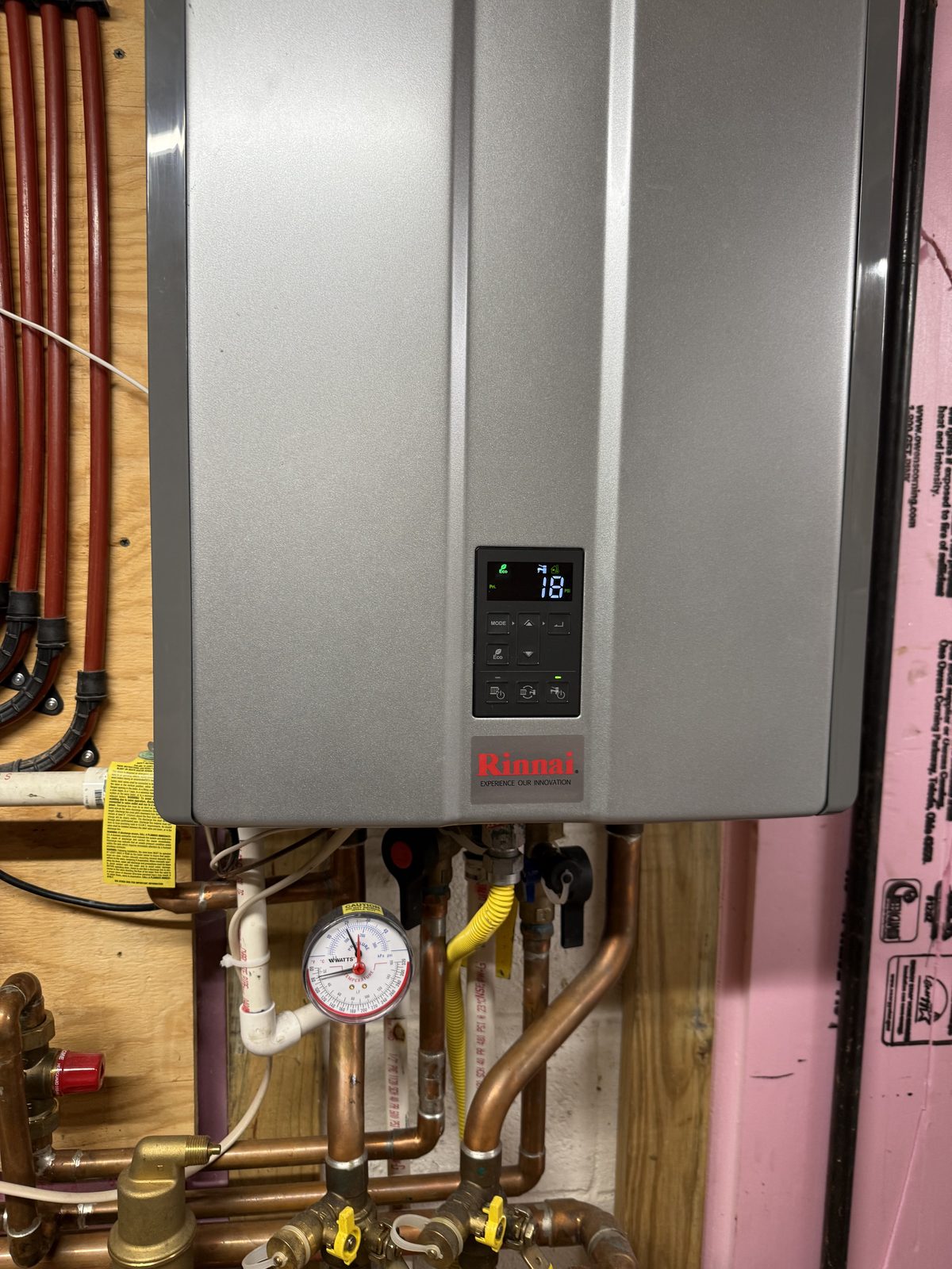 Rinnai tankless water heater